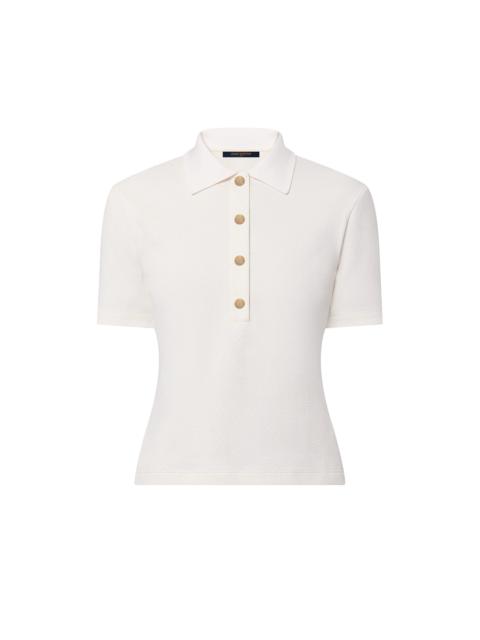 Louis Vuitton Monogram Piqué Polo Top
