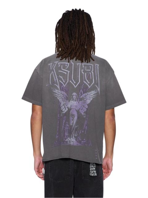 Ksubi UTOPIA ANGEL EKCESS SS TEE CHARCOAL