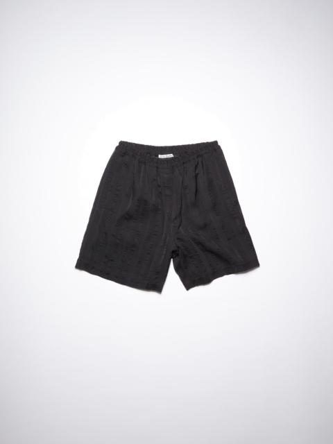 Acne Studios Jacquard shorts - Black