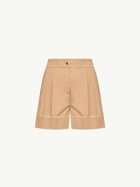 Moncler Tailored Cotton Blend Shorts