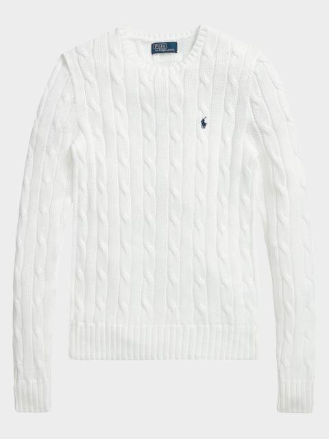 Polo Ralph Lauren Cable-Knit Cotton Crewneck Sweater