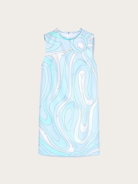 PUCCI MARMO PRINT SILK MINI DRESS