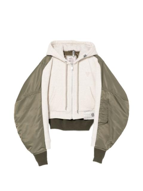 Maison MIHARAYASUHIRO logo-patch hooded jacket