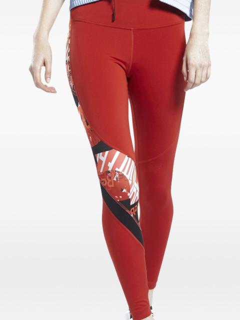 Reebok Workout Ready MYT AOP printed tights leggings