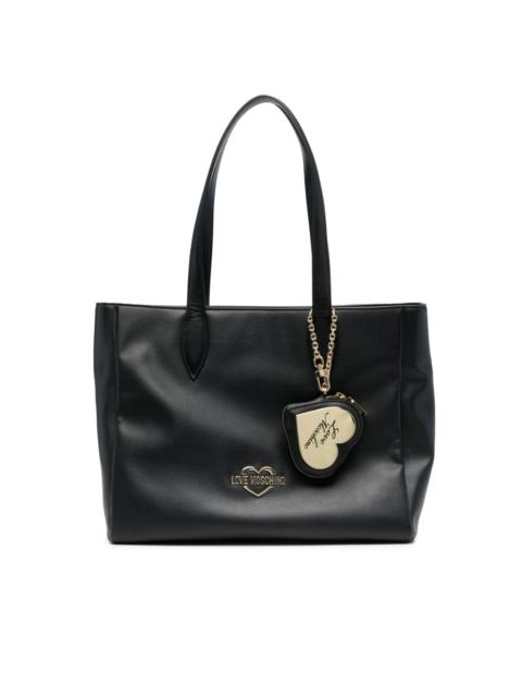 Moschino logo-lettering zip-fastening shoulder bag