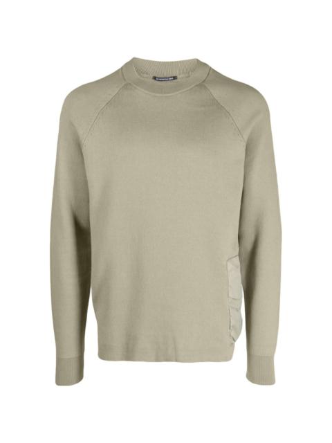 flap-pocket pullover jumper