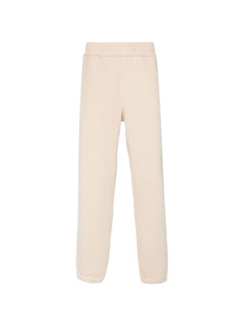 mid-rise cotton track trousers