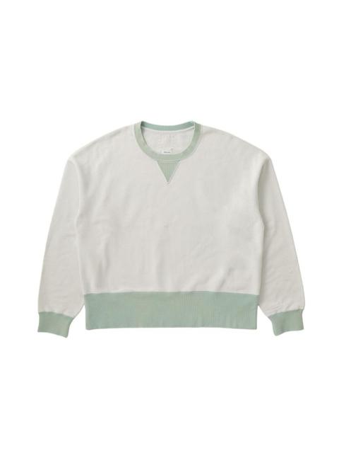 visvim FELLOW SWEAT L/S 2-TONE CRASH LT.GREEN