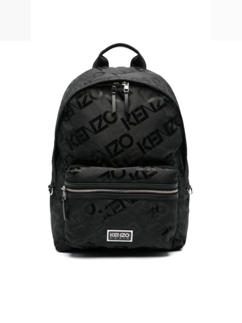 KENZO logo-jacquard backpack