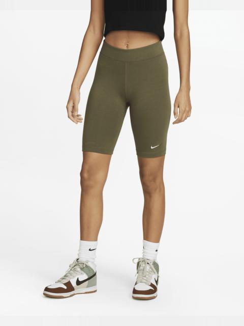 Nike Sportswear Essential Women's Mid-Rise 10" Biker Shorts