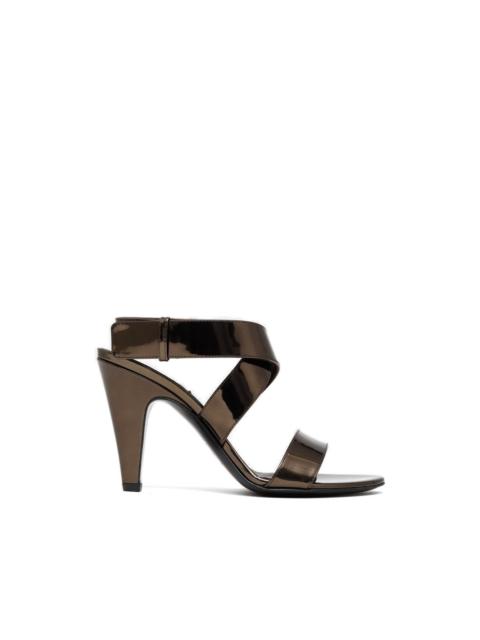 Alaïa metallic strap sandals