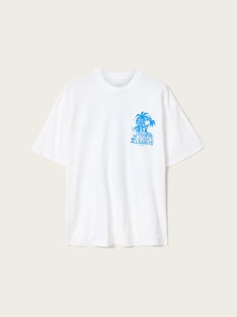 ALLSAINTS BULLDOG OVERSIZED SHORT SLEEVE GRAPHIC T-SHIRT