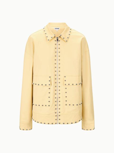 STAUD STAUD CLARKE JACKET BUTTER STUDS