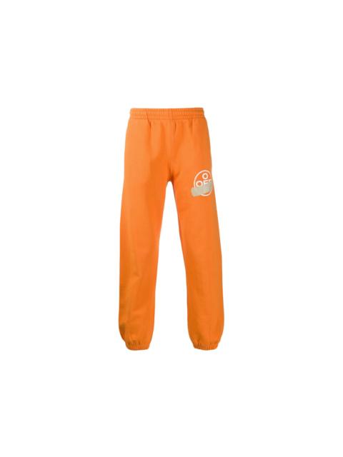 Off-White OFF-WHITE Tape Arrows Sweatpants Orange/Beige