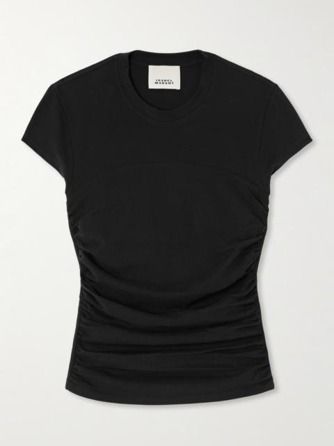 Isabel Marant Maelie Cotton-jersey T-shirt