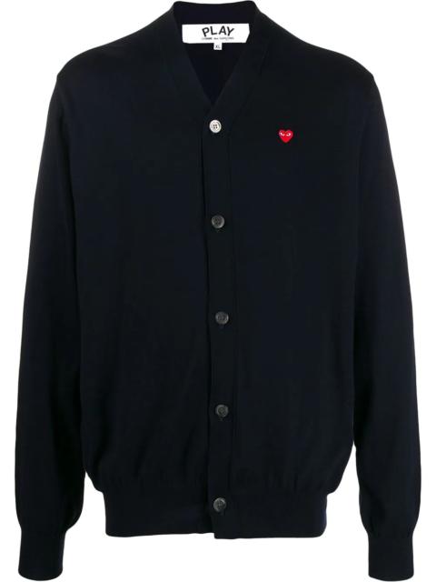 Comme des Garçons PLAY Heart logo V-neck cardigan