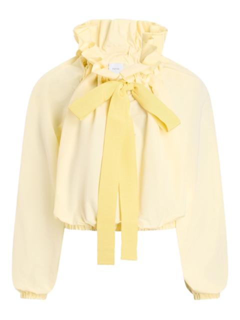 PATOU ruffled tie-neck top