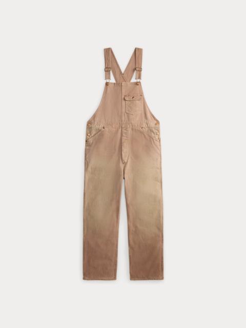 RRL by Ralph Lauren Distressed Canvas Overall