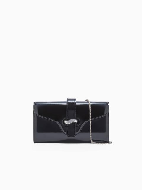 EMPORIO ARMANI PATENT LEATHER MINI SHOULDER BAG