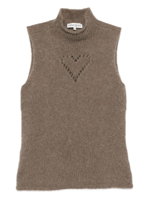 STINE GOYA turtleneck vest