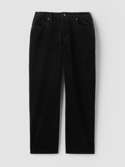 EILEEN FISHER Organic Cotton Stretch Corduroy Straight Pant