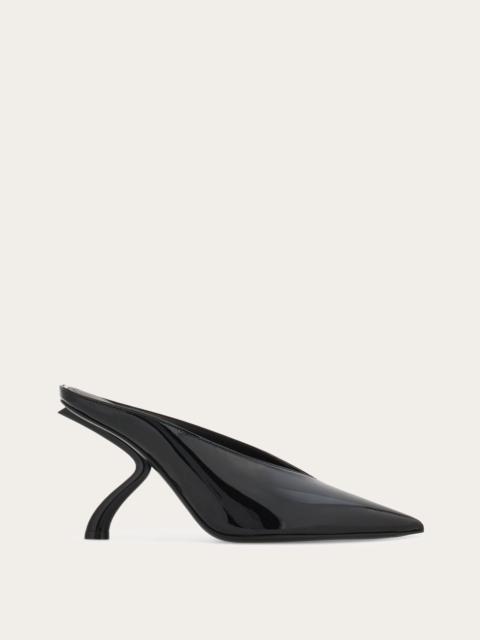 FERRAGAMO S-shaped heel mule
