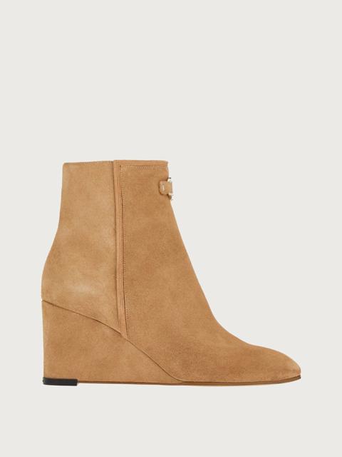 FERRAGAMO ANKLE BOOT WITH WEDGE HEEL