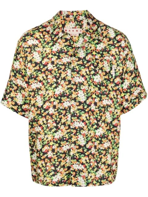 Marni floral short-sleeve shirt
