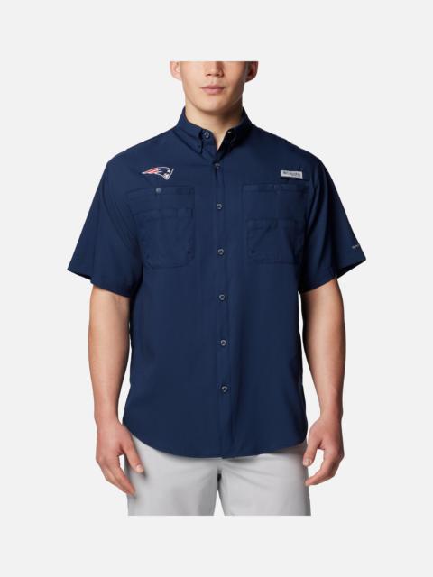 Columbia Men's PFG Tamiami Short Sleeve Shirt - New England Patriots