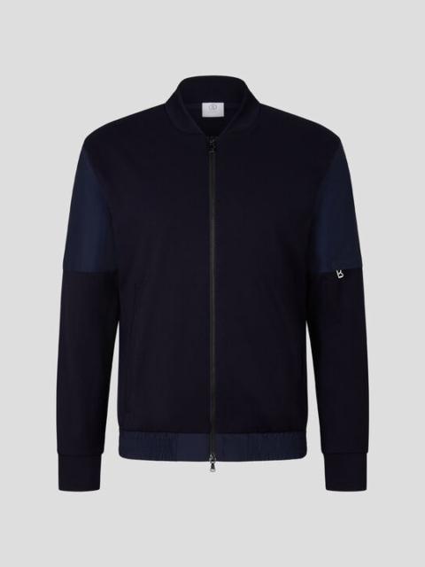 Rafe college jacket in Navy blue