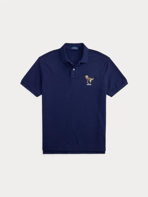 Polo Ralph Lauren Custom Slim Fit Dog-Embroidered Polo