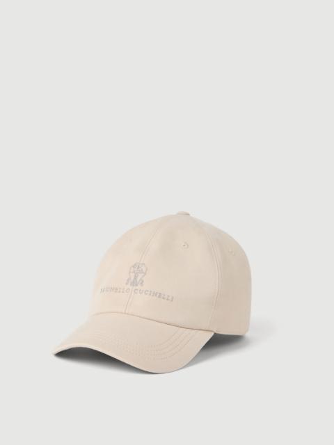 Brunello Cucinelli Garment-dyed twisted cotton gabardine baseball cap with embroidered logo