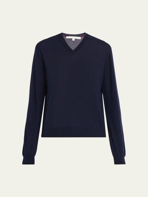 RÙADH The Oscar V-Neck Wool Sweater