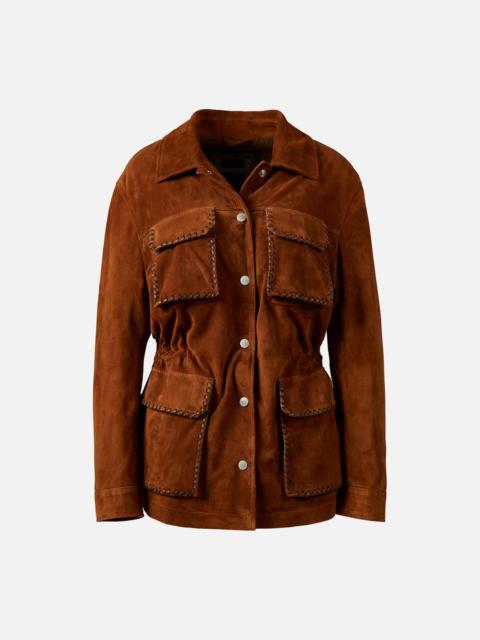 HOGAN Trucker Jacket in Leather