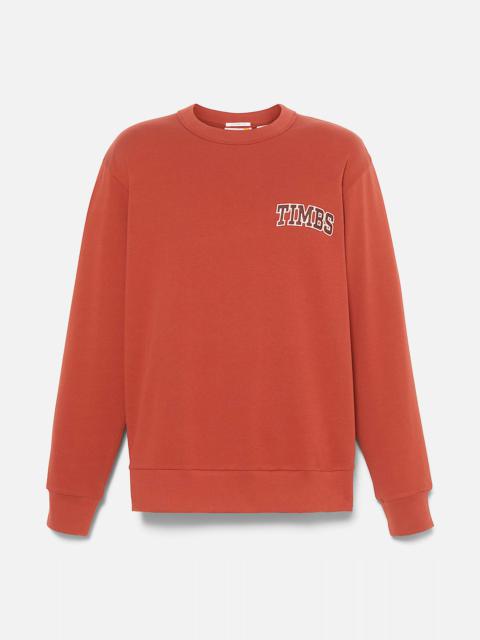 Timberland Men's Front Timbs Graphic Crew Neck Sweatshirt