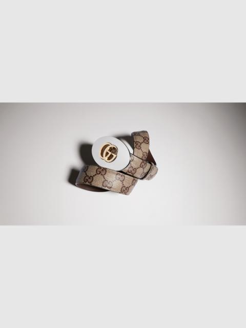 GUCCI Belt with Double G plaque buckle