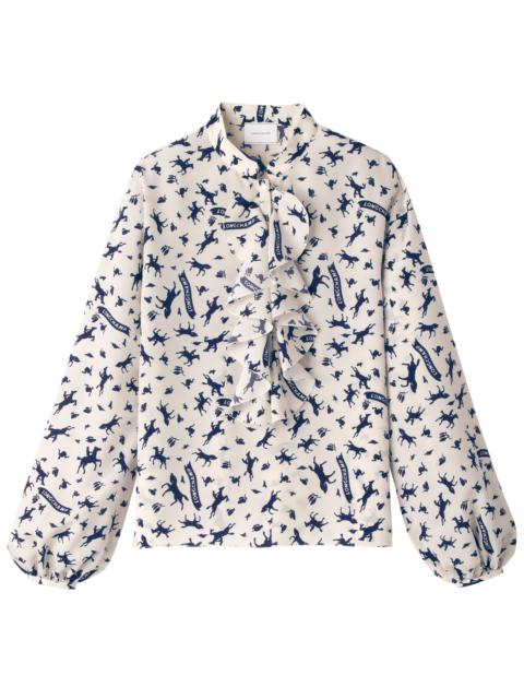 Longchamp Blouse Ivory - Crepe