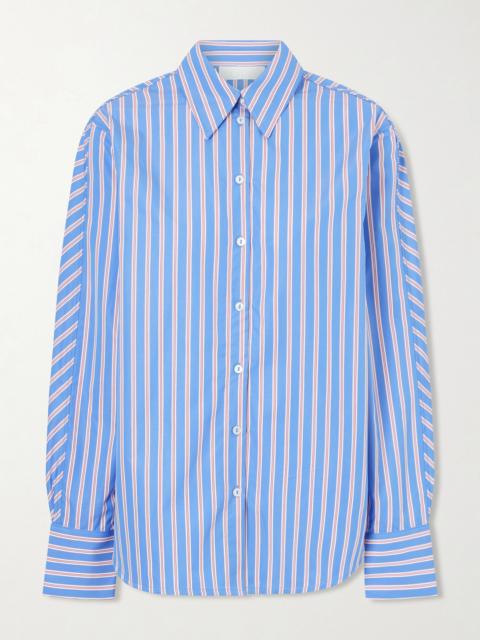 DESTREE Gahee Striped Cotton-poplin Shirt
