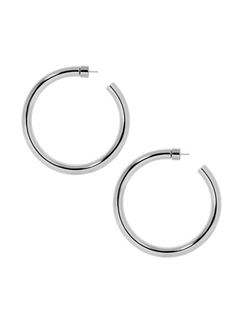 JENNIFER FISHER Samira Hoop Earrings - Silver - 2in