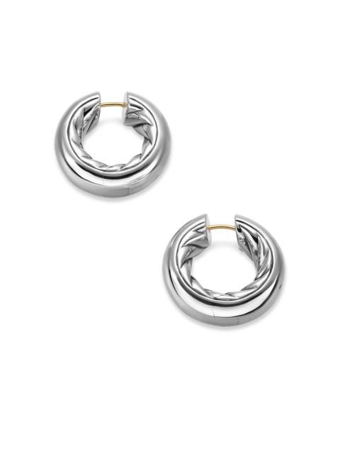 DAVID YURMAN Women's Mercer Hoop Earrings in Sterling Silver 24.7MM - Silver