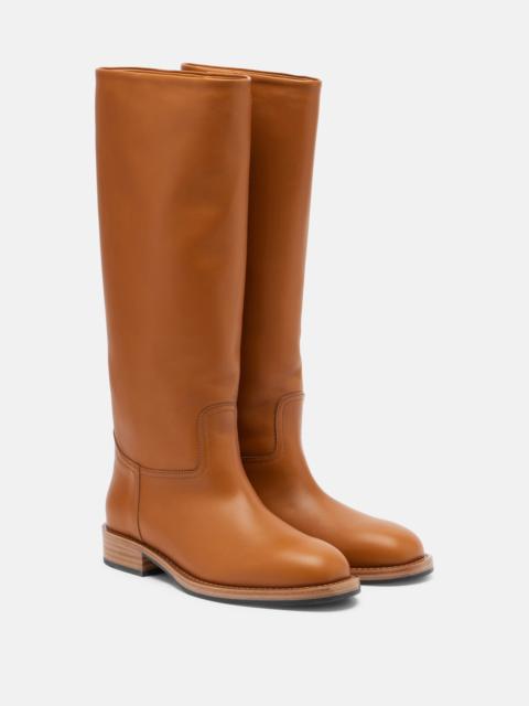 Loro Piana Pablo Walk leather knee-high boots