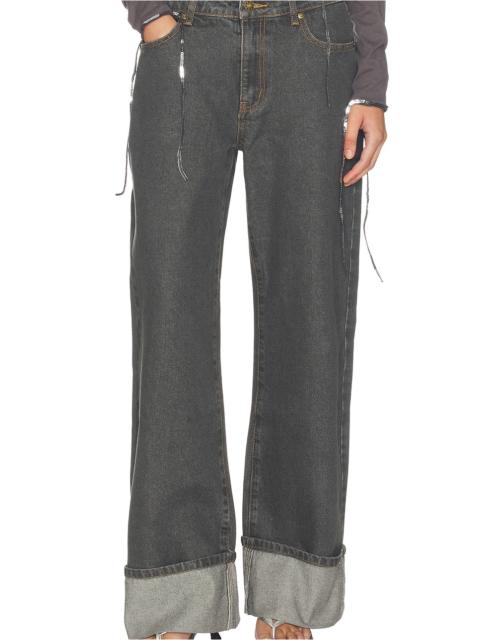 LIONESS Top Model Cuffed Jeans