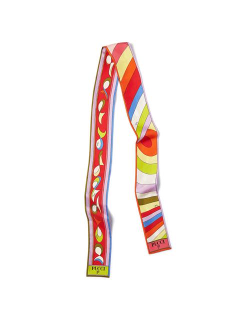 PUCCI Iride Pesci-print silk scarf