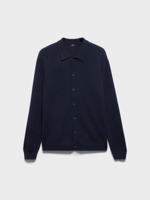 7 For All Mankind BUTTON POLO in Cashmere