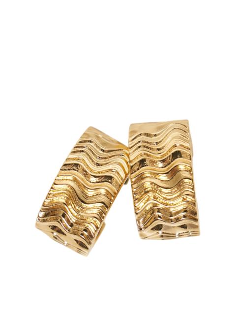 Jil Sander Eco Brass Gold Earrings