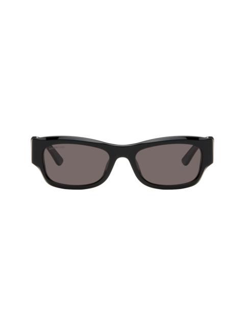 BALENCIAGA Black Rectangular Sunglasses