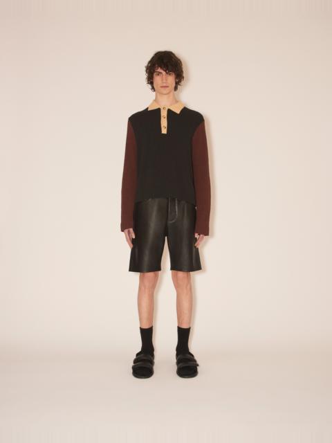 Nanushka SABER - Terry cloth top - Colourblock dark