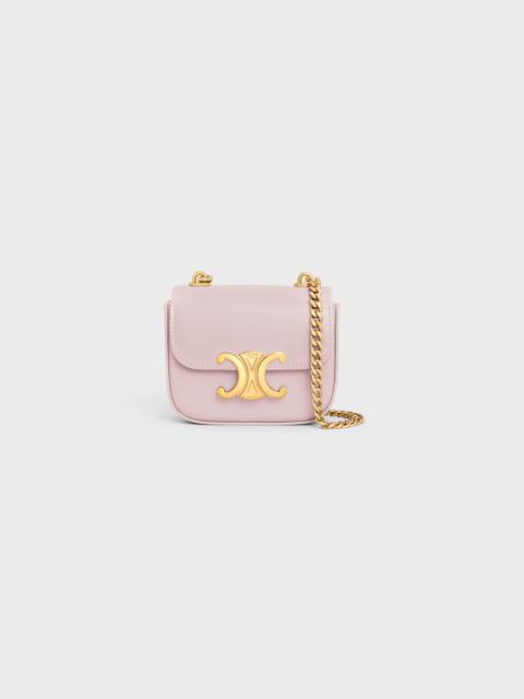 CELINE MINI CHAIN CLAUDE in Shiny calfskin