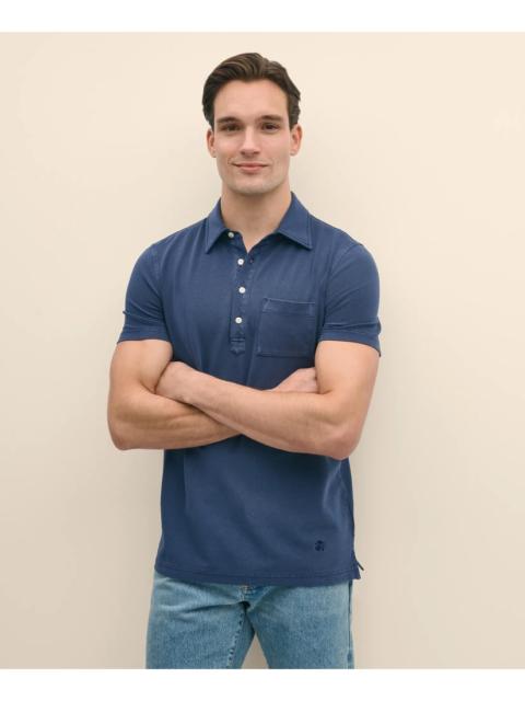 Brooks Brothers The Vintage Short-Sleeve Garment Dyed Polo Shirt
