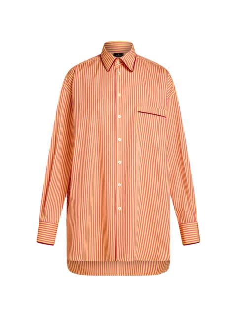 striped cotton shirt